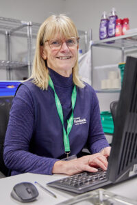 Helping in the office